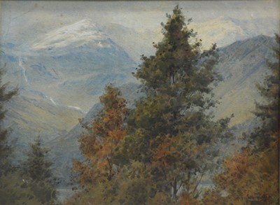 Lot 422 - William Gershom Collingwood, Coniston, watercolour