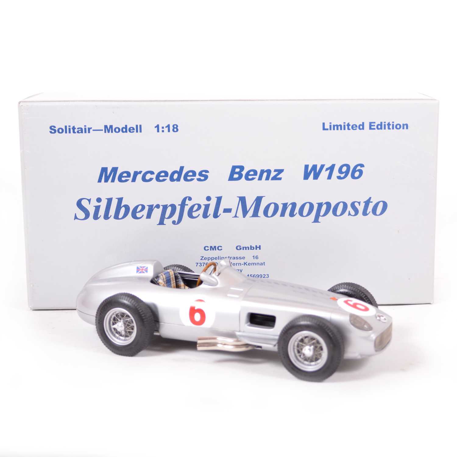 Lot 46 - CMC Classic Exclusive Models 1:18 scale model; Mercedes-Benz W165 (1955)
