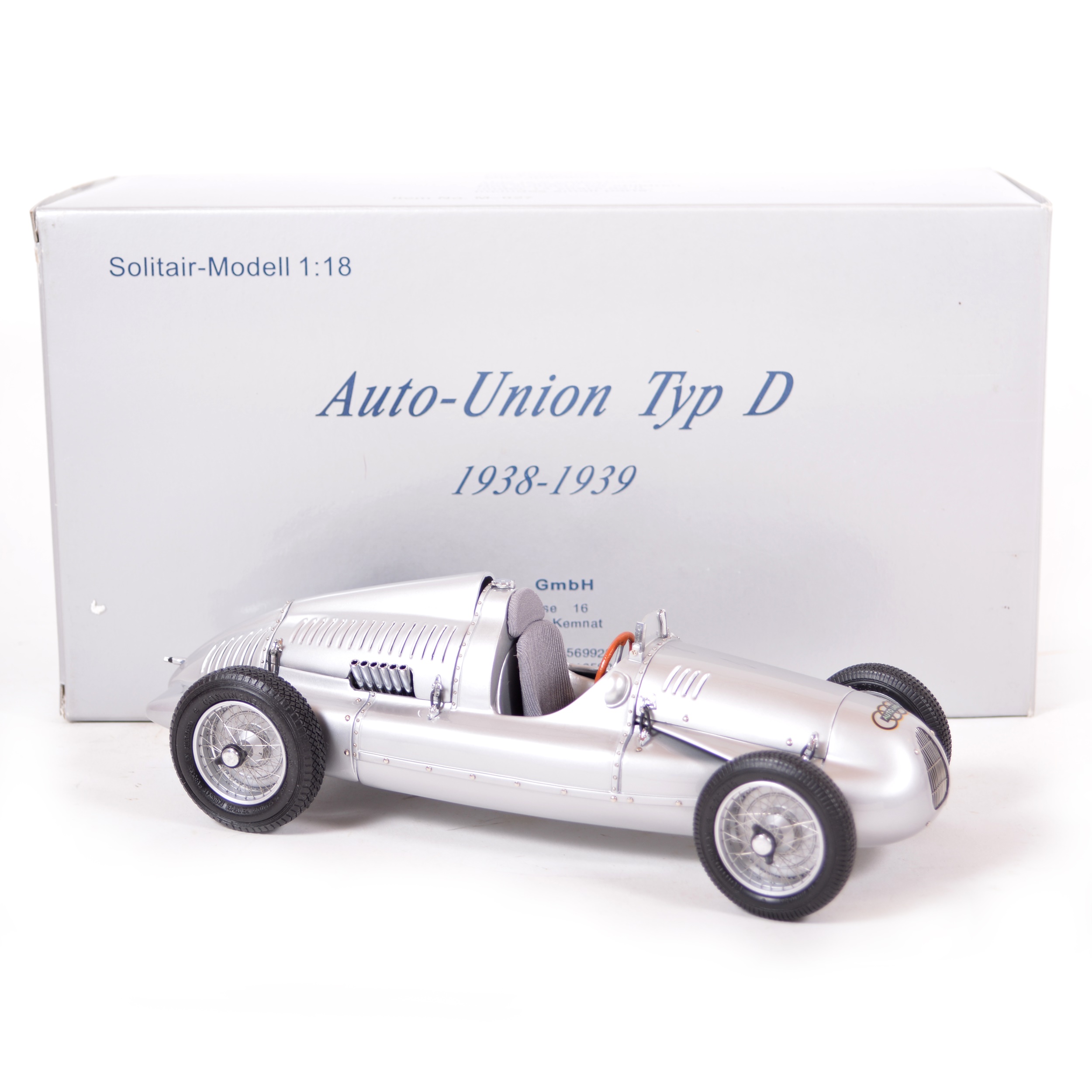 CMC 1/18 Auto Union Typ D ① CMC 1938 Auto Union Type D #4 1:18 Diecast | eBay