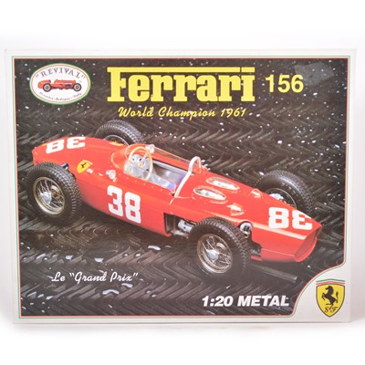 Lot 53 - Revival 1:20 scale model kit; Ferrari 156 - World Champion 1961