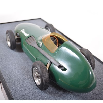 Lot 71 - Jeff Luff scratch built 1:12 scale model; Vanwall - Brooks-Moss car (1957)