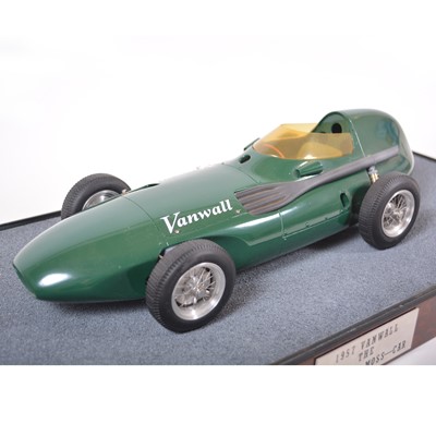 Lot 71 - Jeff Luff scratch built 1:12 scale model; Vanwall - Brooks-Moss car (1957)