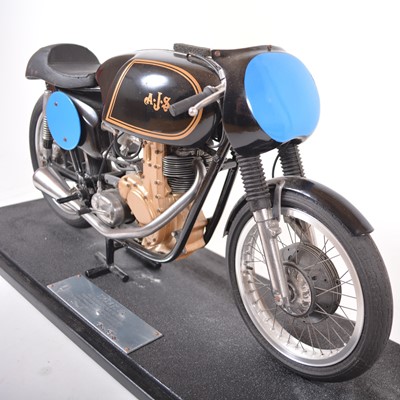Lot 111 - Glen English hand built 1:4 scale motorbike; AJS 7R (1962)