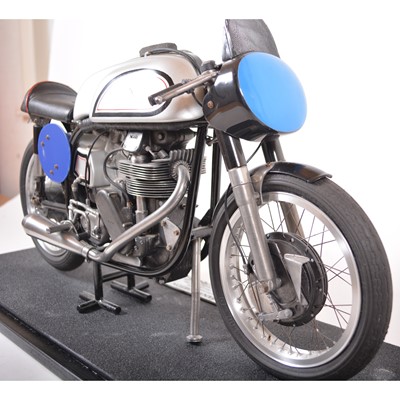 Lot 112 - Glen English hand built 1:4 scale motorbike; Manx Norton 500cc (1961)