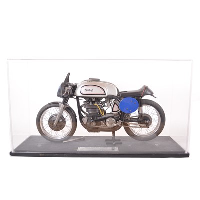Lot 112 - Glen English hand built 1:4 scale motorbike; Manx Norton 500cc (1961)
