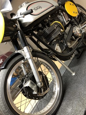 Lot 114 - Glen English hand built 1:4 scale motorbike; Manx Norton 350cc (1957)
