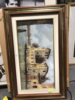 Lot 360 - Guido Borelli - Venetian scene.