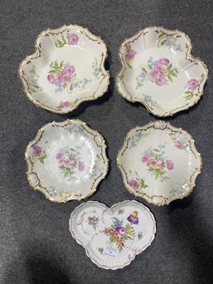 Lot 26 - A selection of plates, including Dresden and Limoges