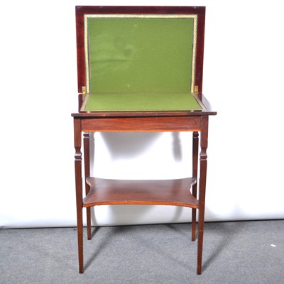 Lot 512 - Edwardian inlaid mahogany card table