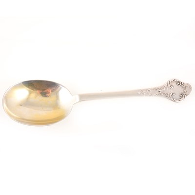 Lot 234 - A Scottish silver spoon by Hamilton & Inches, Edinburgh 1914