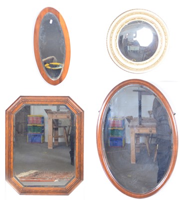 Lot 429 - Four wooden framed mirrors.