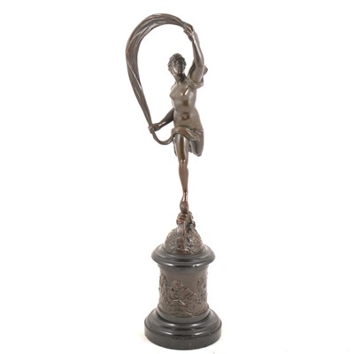 Lot 119 - After Jean de Bologne, a patinated bronze allegorical sculpture.