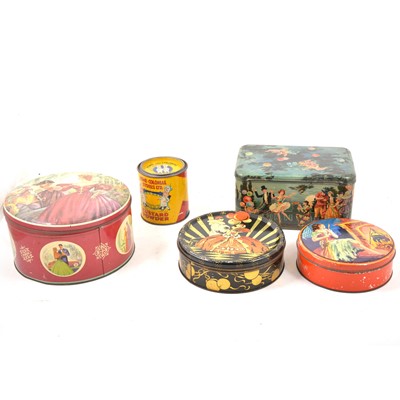Lot 158 - Thirty-one vintage trade and decorative tins.
