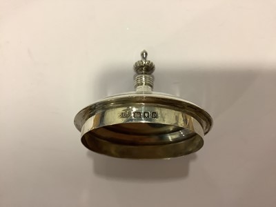 Lot 207 - A silver trophy cup and a silver christening cup