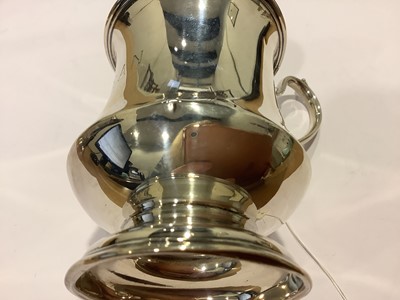 Lot 207 - A silver trophy cup and a silver christening cup