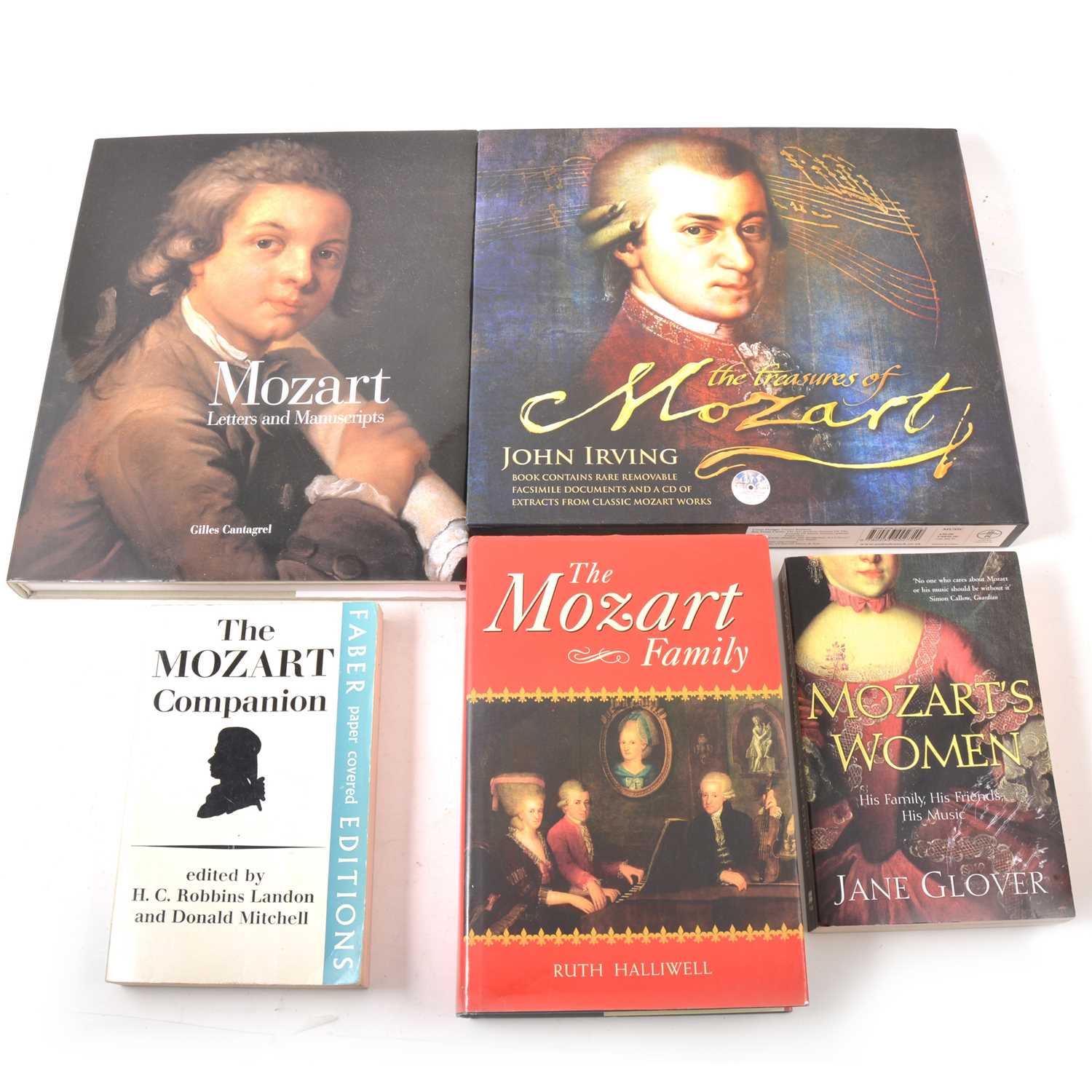 Lot 146 - Mozart - A box of bound sheet music and books, some 18th century items