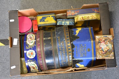Lot 170 - Fifteen vintage trade and decorative tins