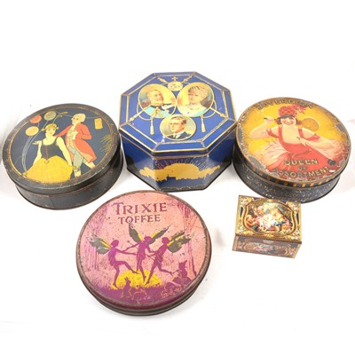 Lot 170 - Fifteen vintage trade and decorative tins