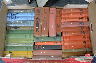 Lot 167 - A box of PG Wodehouse books, to include some first editions