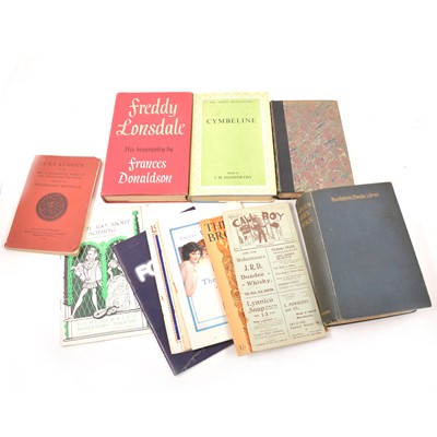Lot 138 - Books and ephemera, including theatre-related items