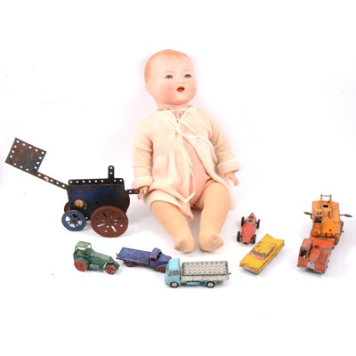 Lot 94 - Vintage toys and die-cast vehicles.