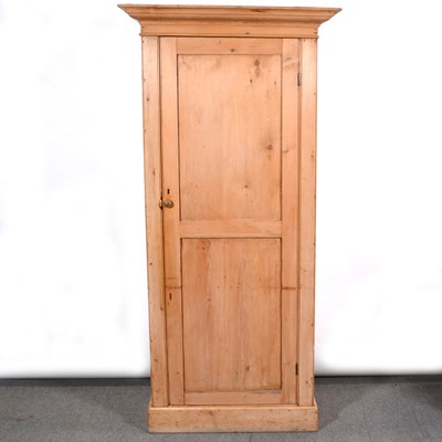 Lot 505 - Pine single wardrobe