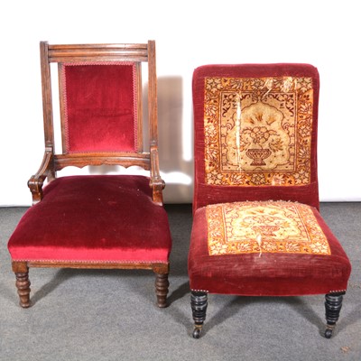 Lot 479 - Two nursing chairs