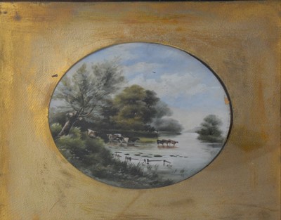 Lot 382 - English School, early 20th century, pair of river scenes.