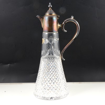 Lot 279 - Stuart Crystal 'Beaconsfield' pattern claret jug