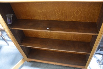 Lot 183 - Oak glazed bookcase