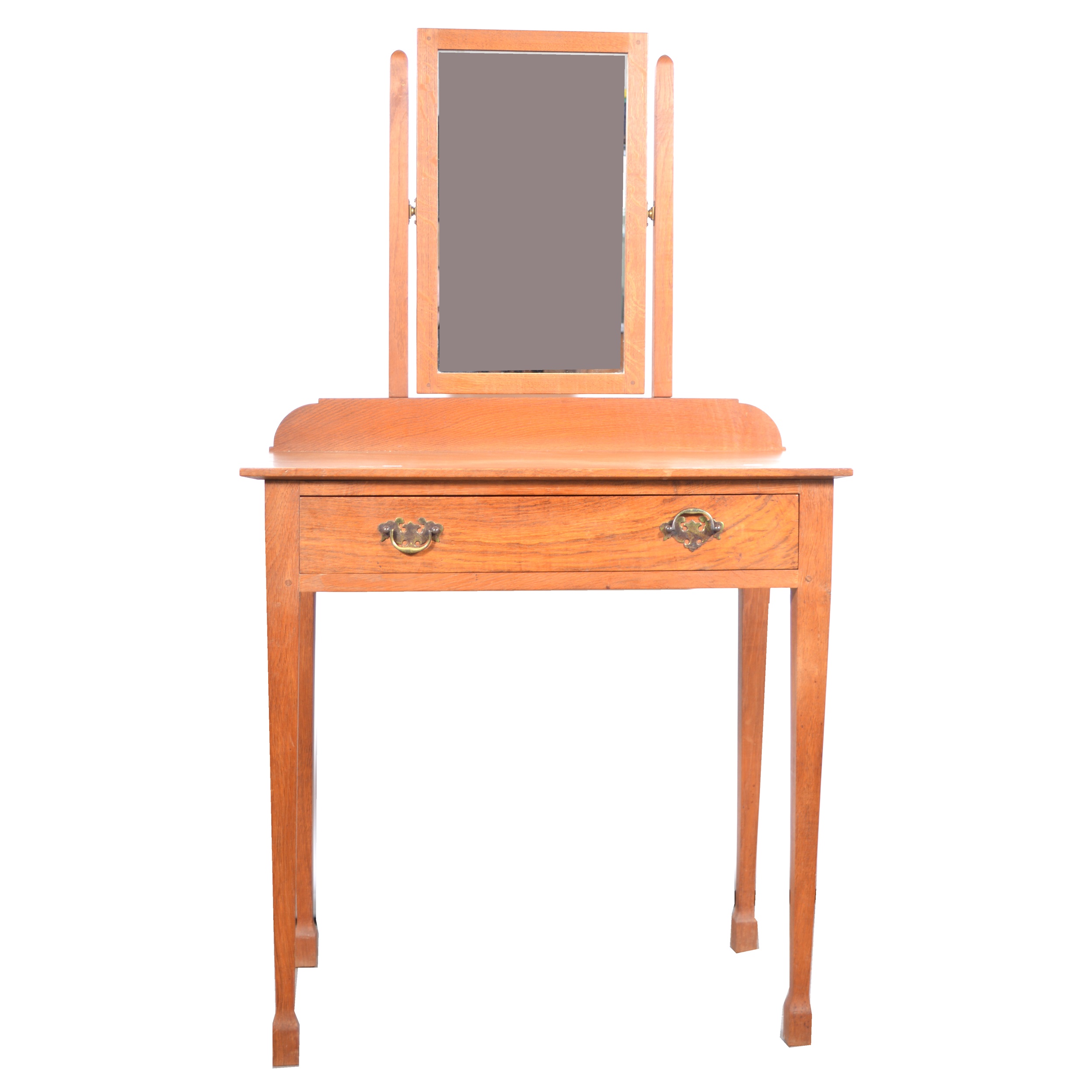 Lot 210 Oak dressing table,