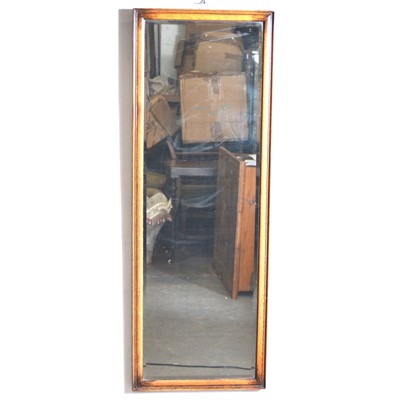Lot 191 - Oak framed wall mirror