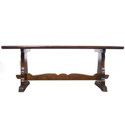 Lot 405 - Oak coffee table/ bench.