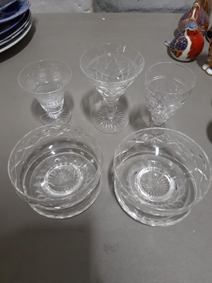 Lot 123 - Stuart Crystal suite of 'Victoria' pattern table glass.