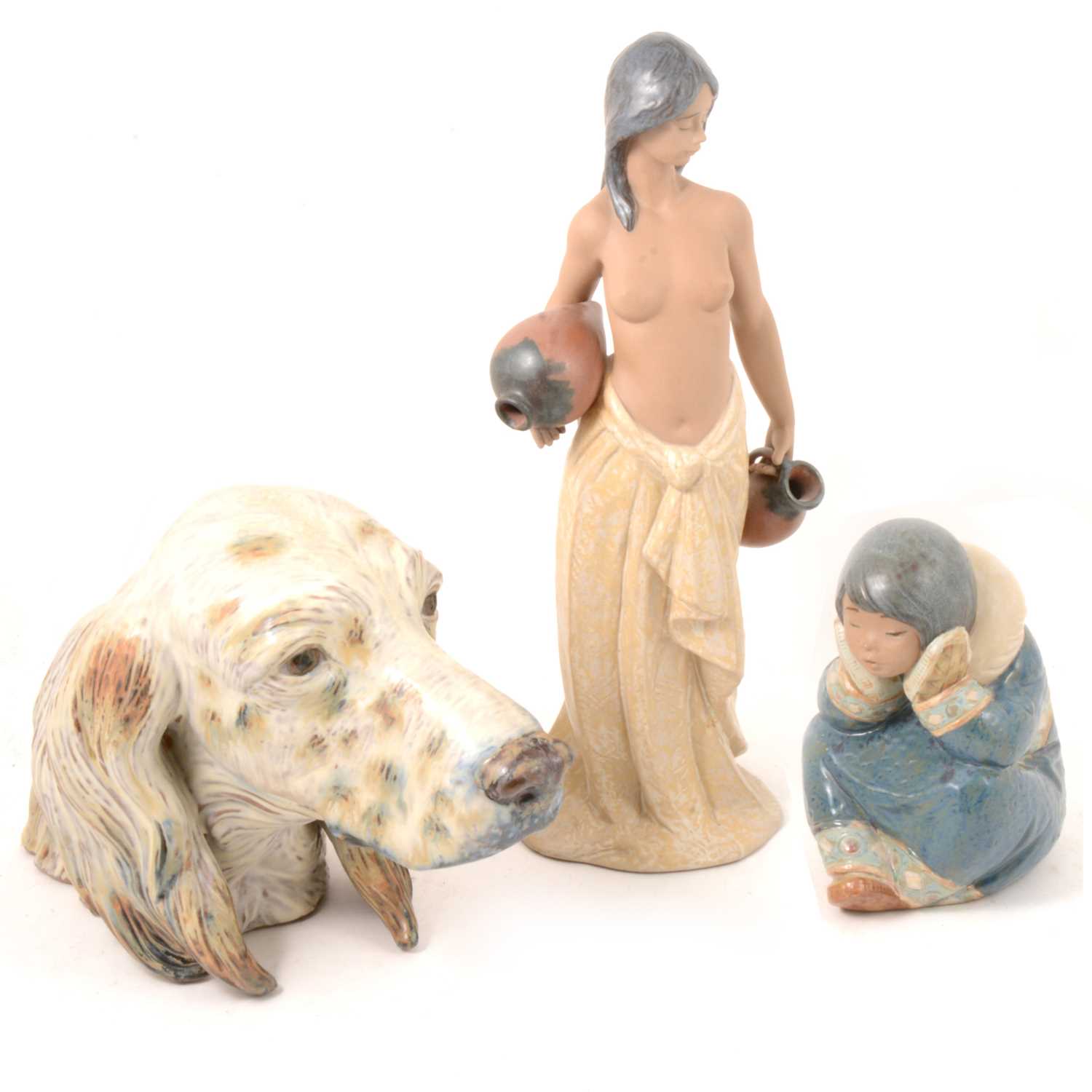 Lot 14 - Lladro figurines.