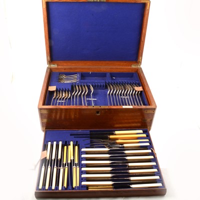 Lot 399 - A part canteen of Mappin & Webb electroplated cutlery.