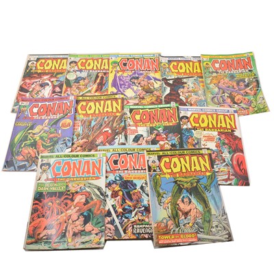 Lot 65 - Conan The Barbarian and Ka-Zar bronze-age Marvel comics