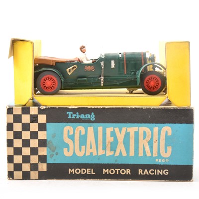 Lot 265 - Tri-ang Scalextric slot-car racing model car; C/64 Bentley (1929)