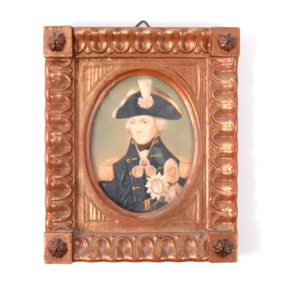 Lot 206 - Lawrence, Admiral Lord Nelson, miniature portrait