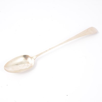 Lot 241 - George III basting spoon