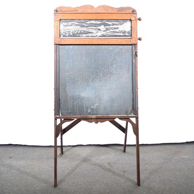 Lot 396 - Child's chalkboard easel.