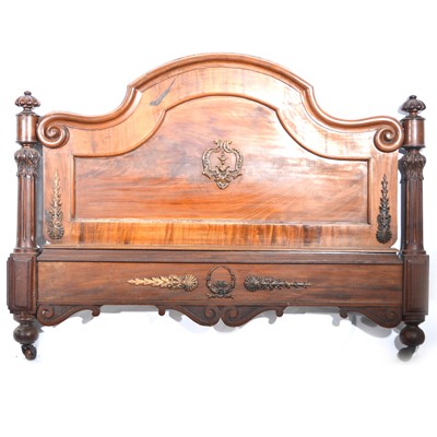 Lot 511 - Victorian mahogany footboard.