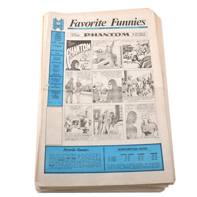 Lot 55 - Favourite Funnies Golden Age Comic Strips, run from no.1 to 43