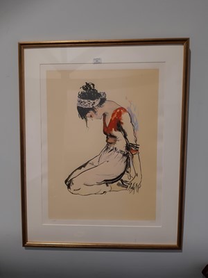 Lot 405 - Donald Hamilton Fraser - Dancer rehearsing Juliet.