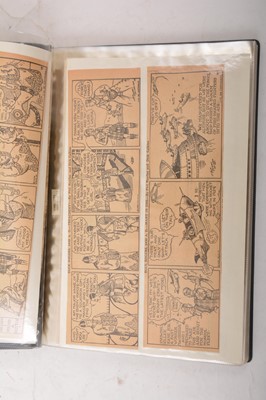 Lot 37 - Three folders of Buck Rogers newspaper comic pages by George Tuska 1959 to 1965