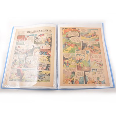 Lot 38 - Three folders of Buck Rogers newspaper comic pages The Sunday Sun Baltimore 1934-1937