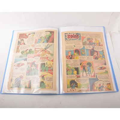 Lot 38 - Three folders of Buck Rogers newspaper comic pages The Sunday Sun Baltimore 1934-1937