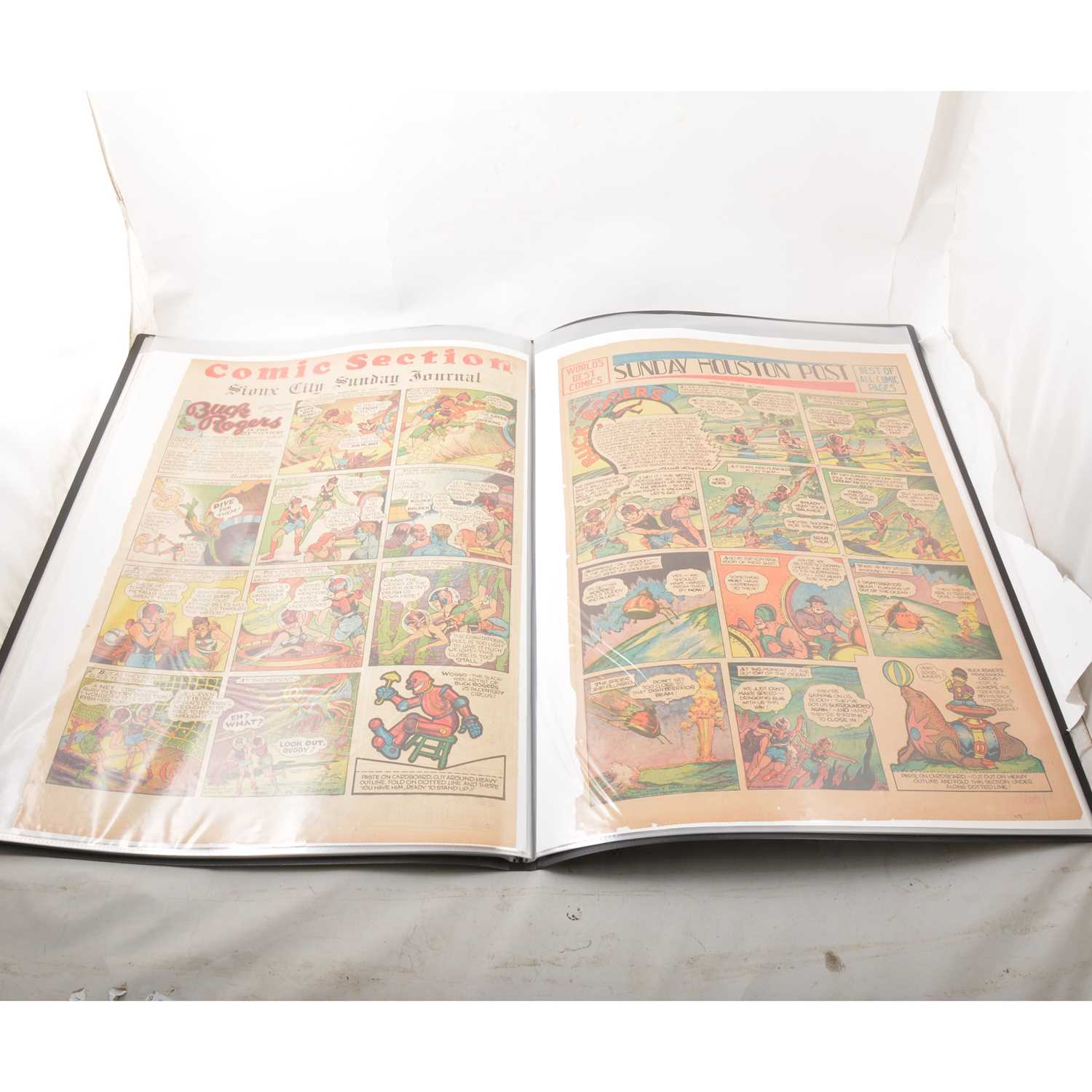 Lot 45 - Buck Rogers newspaper comic strip pages, 40