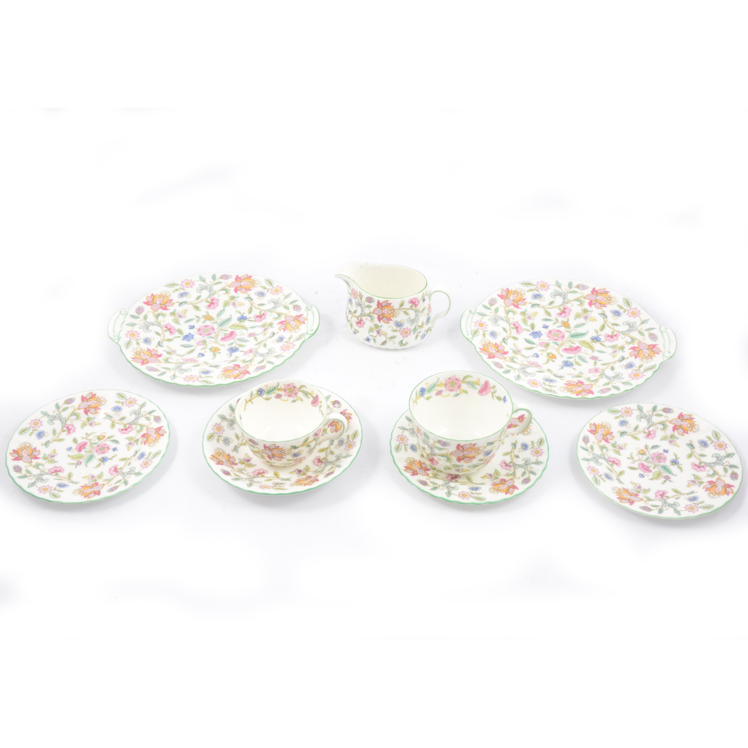 Lot 69 - Minton Haddon Hall part tea set.