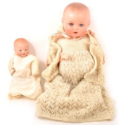 Lot 359 - Four baby dolls including Armand Marseille and BND